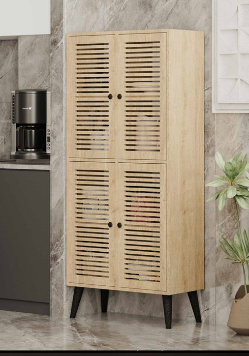 Hanah Home Armario Multiusos Roble Zafiro Hanah Home Armario Multiusos Roble Zafiro